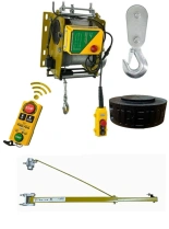 Zestaw: Elektryczna 500kg/40m bezprzewodowa wciągarka linowa Tretos Military (TR-50040)