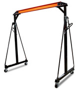 Suwnica bramowa na kółkach (udźwig: 2 T, wysokość robocza: 2400-3600 mm, szerokość między kolumnami: 2380 mm) S322, 55882153